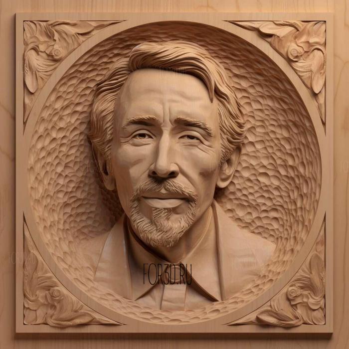 Larry Ellison 2 stl model for CNC